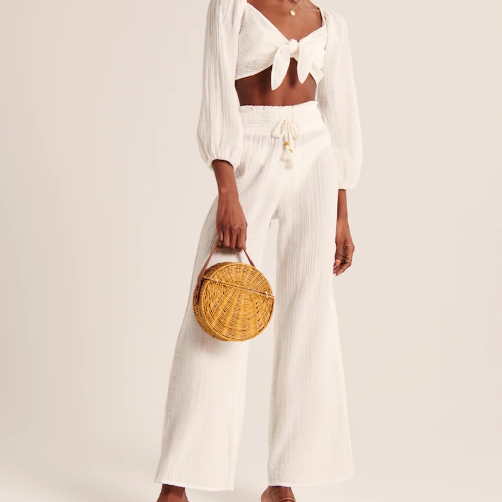 A&F Wide Leg Coverup Pants